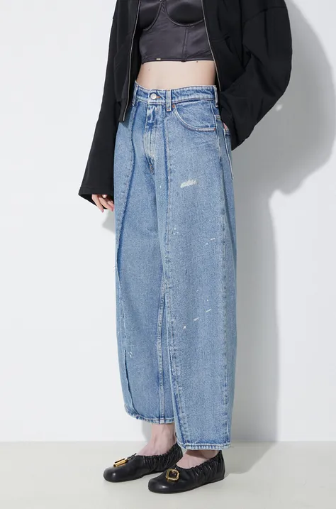 MM6 Maison Margiela jeansi femei high waist, S52LA0231