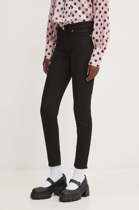 HUGO jeansi femei, culoarea negru, 50522436