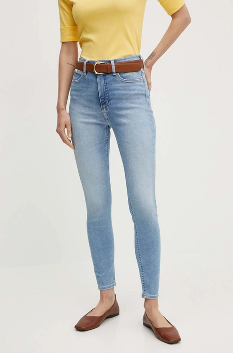 Дънки Calvin Klein Jeans в синьо J20J221583