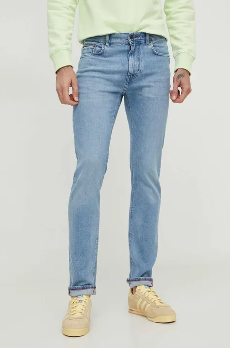Tommy Hilfiger jeansy męskie kolor niebieski
