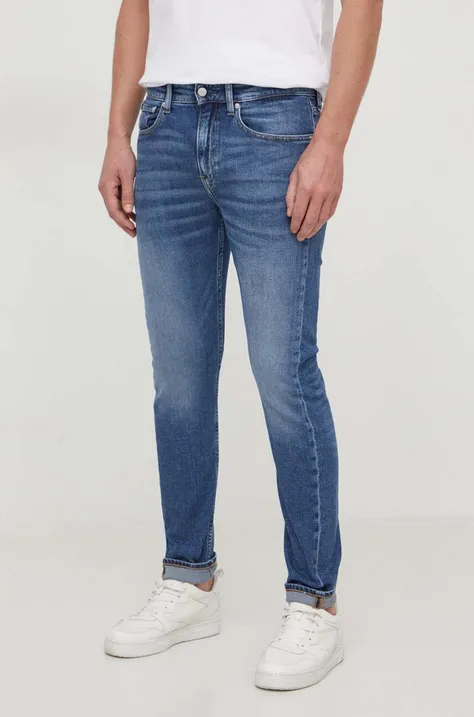 Traperice Calvin Klein Jeans za muškarce, boja: tamno plava
