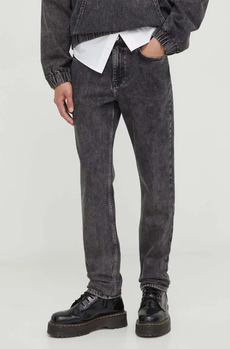 Traperice Karl Lagerfeld Jeans za muškarce, boja: siva