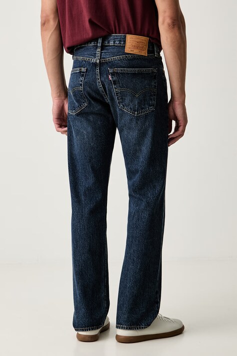 Levi's jeansy straight męskie 501® LEVIS®ORIGINAL FIT granatowe 00501