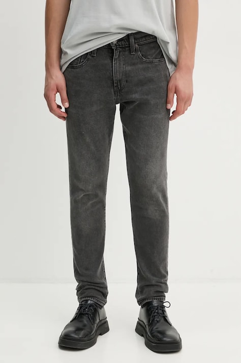 Džíny Levi's 512™ SLIM TAPER pánské, šedá barva, 28833