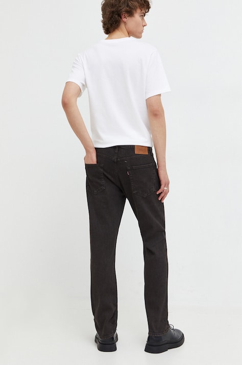 Levi's jeansi 502 TAPER barbati, culoarea maro
