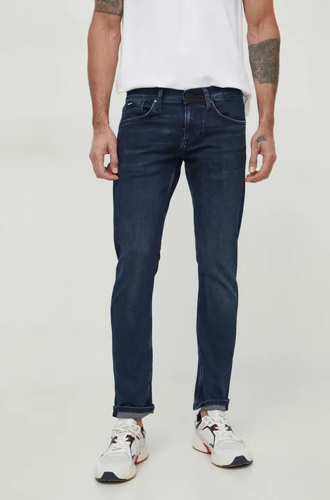 Pepe Jeans jeansy męskie kolor granatowy