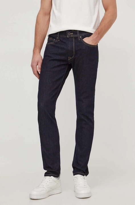 Τζιν παντελόνι Pepe Jeans TAPERED JEANS χρώμα: ναυτικό μπλε PM207390BC0