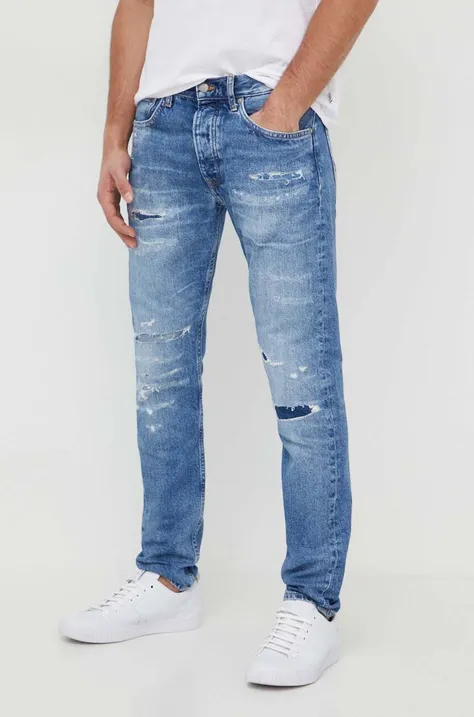 Pepe Jeans jeansy męskie kolor niebieski
