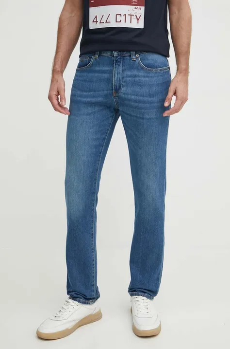 BOSS jeansy Delaware męskie kolor niebieski 50513622