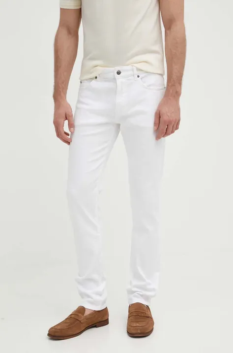 BOSS jeansy Delaware męskie kolor biały 50514321