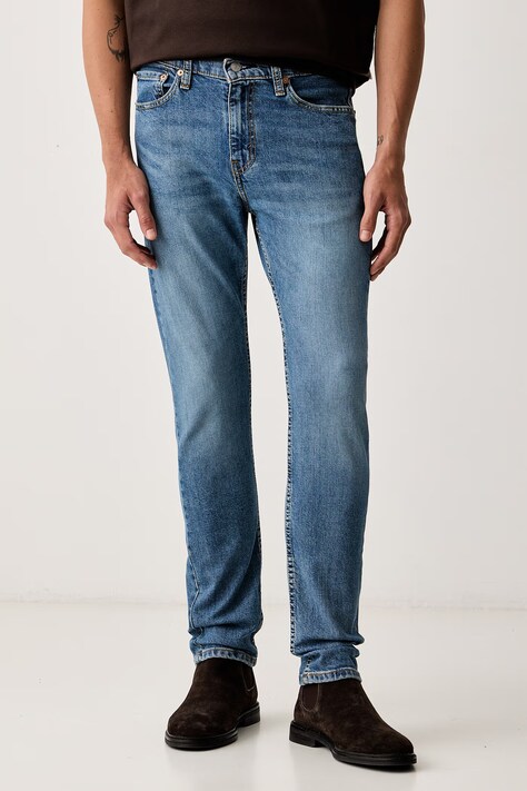 Levi's jeansy skinny męskie 510™ SKINNY niebieskie 05510