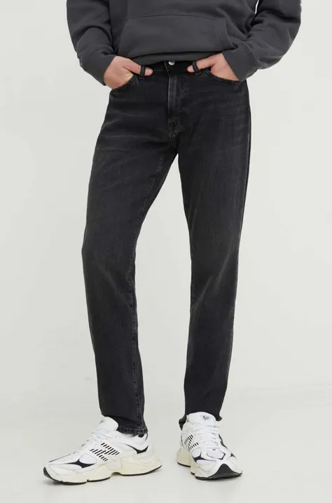 Τζιν παντελόνι Abercrombie & Fitch Athletic χρώμα: μαύρο