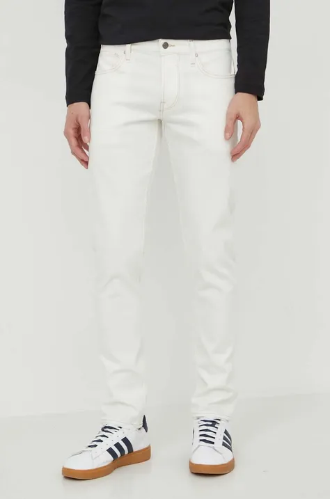 Guess jeansy męskie kolor biały