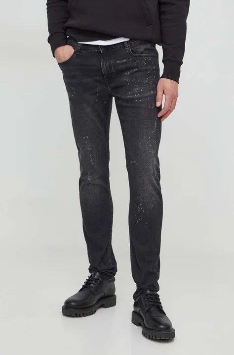 Τζιν παντελόνι Karl Lagerfeld χρώμα: μαύρο