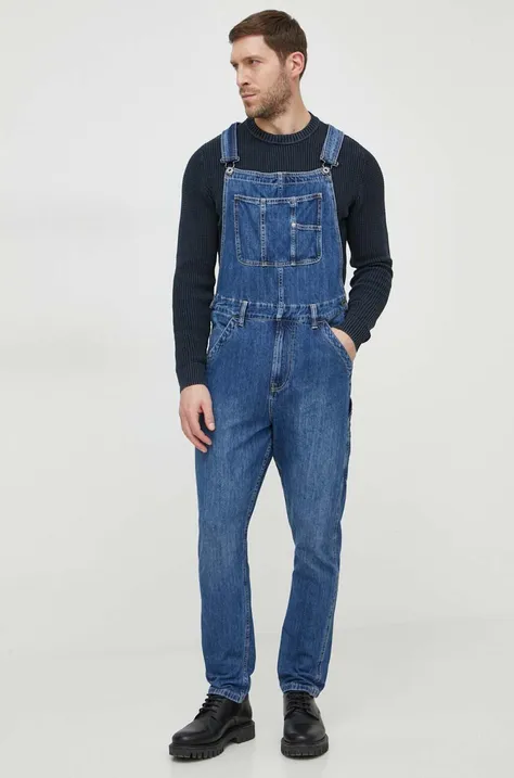 Farmarke Pepe Jeans moški, mornarsko modra barva