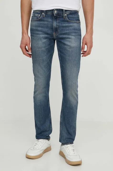 Calvin Klein Jeans jeansy męskie kolor niebieski J30J324809