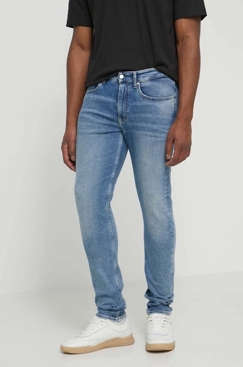 Дънки Calvin Klein Jeans в синьо J30J324844