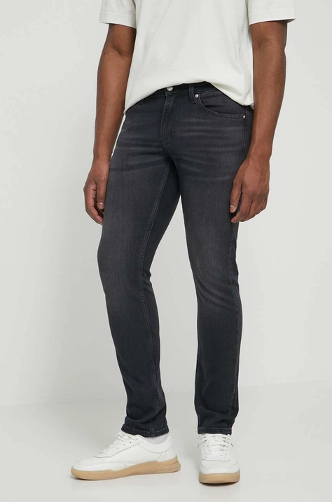 Τζιν παντελόνι Calvin Klein Jeans χρώμα: μαύρο, J30J324851