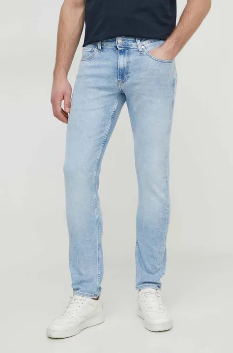Дънки Calvin Klein Jeans в синьо J30J324852