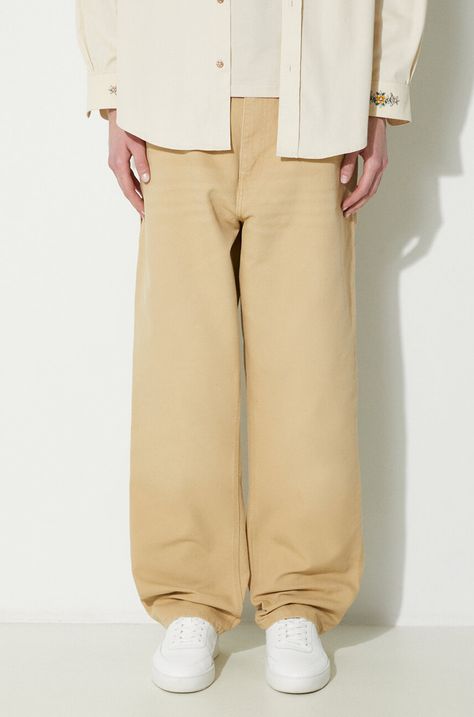 Carhartt WIP jeansi Single Knee Pant barbati I031497.1YH3K