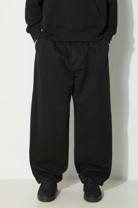Carhartt WIP pantaloni in cotone Marv Pant colore nero I033129.8906