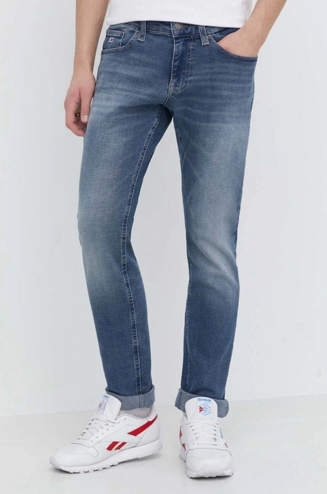 Kavbojke Tommy Jeans Scanton moške, DM0DM18721