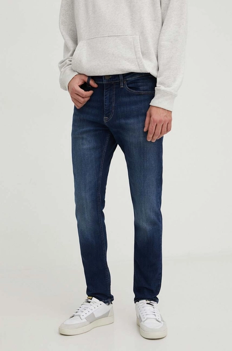 Tommy Jeans jeansi barbati, culoarea albastru marin