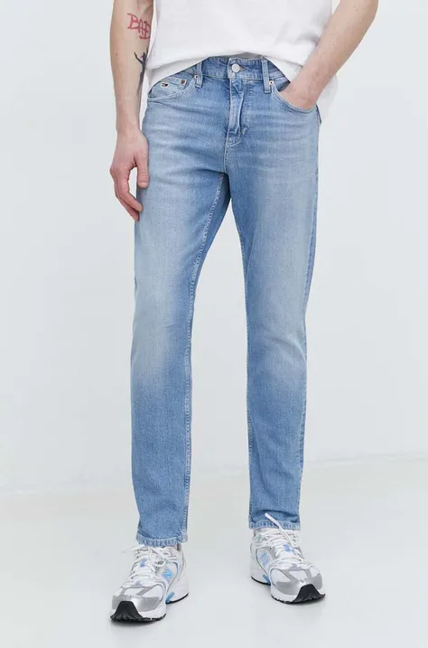 Tommy Jeans jeansy Scanton męskie kolor niebieski DM0DM18754
