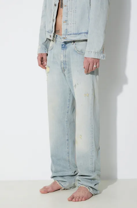 424 jeansi Baggy Fit Denim barbati FF4SMT30AP-TE001.500