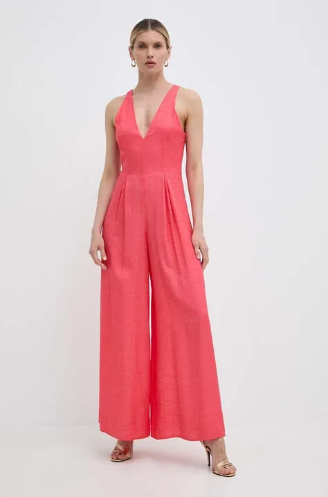 Ολόσωμη φόρμα Twinset χρώμα: ροζ