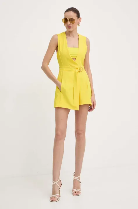 Ολόσωμη φόρμα Patrizia Pepe χρώμα: κίτρινο, 2T0047 A405