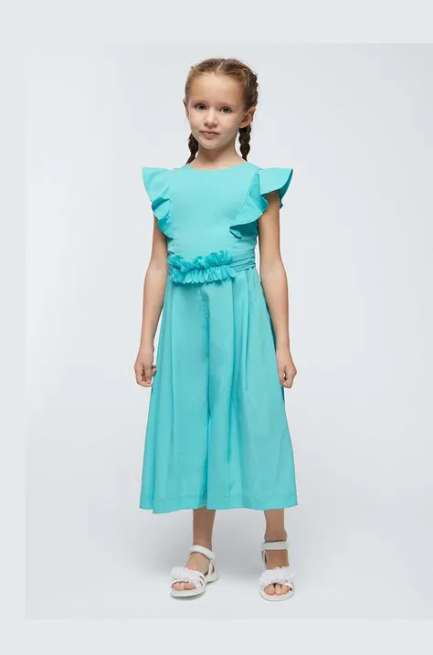 Παιδική ολόσωμη φόρμα Mayoral χρώμα: πράσινο