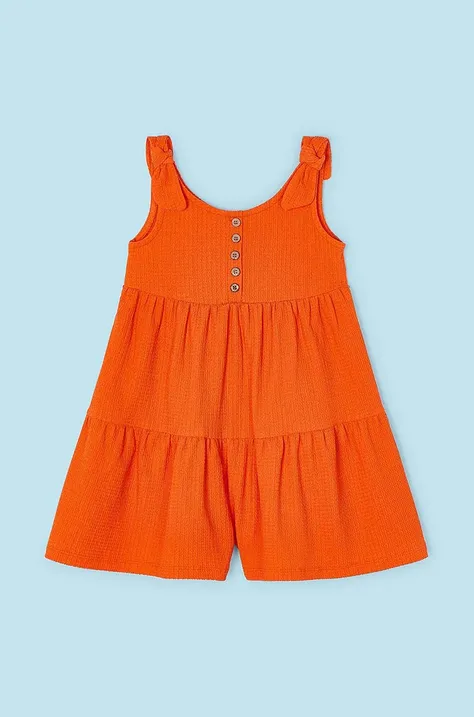 Παιδική ολόσωμη φόρμα Mayoral χρώμα: πορτοκαλί