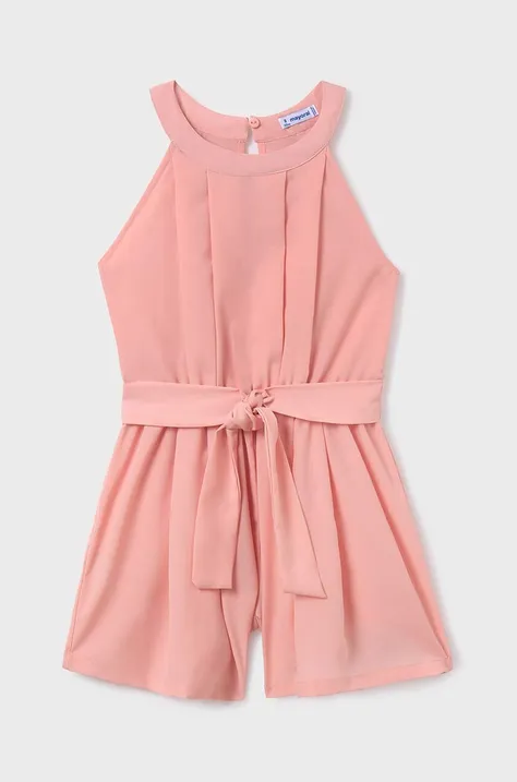 Παιδική ολόσωμη φόρμα Mayoral χρώμα: ροζ