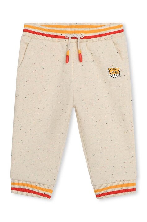 Παιδικό φούτερ Kenzo Kids χρώμα: μπεζ