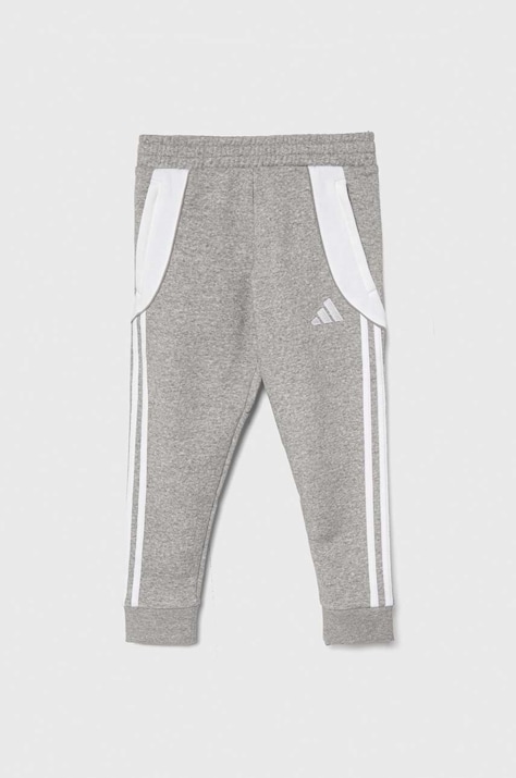 adidas Performance pantaloni de trening pentru copii TIRO24 SWPNTY culoarea gri, melanj