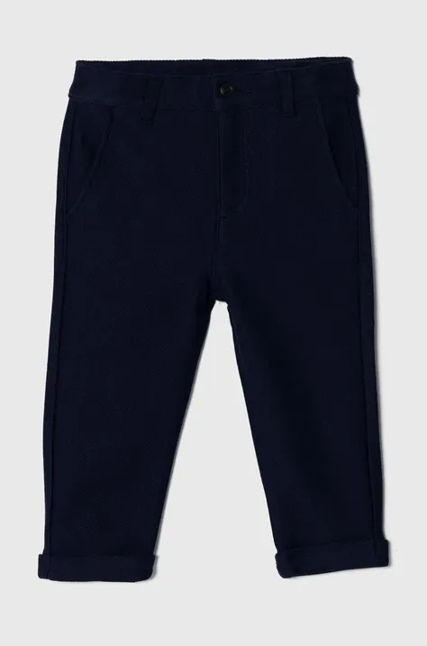 United Colors of Benetton pantaloni in lana bambino/a colore blu navy