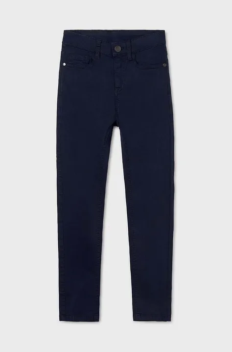 Mayoral pantaloni per bambini slim fit colore blu navy