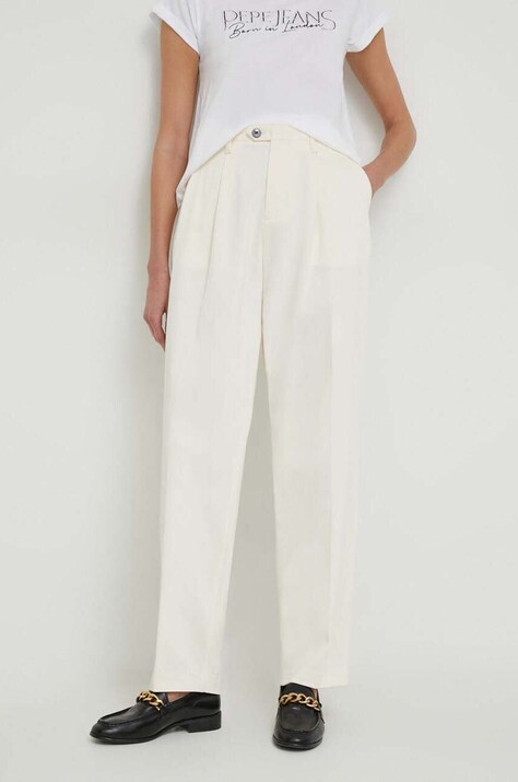 Tommy Hilfiger pantaloni donna colore beige