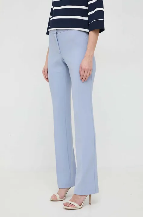 Marciano Guess spodnie JACQUELINE damskie kolor niebieski dopasowane high waist 3YGB05 6869Z