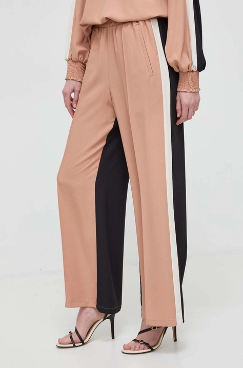 Kalhoty Twinset dámské, široké, high waist