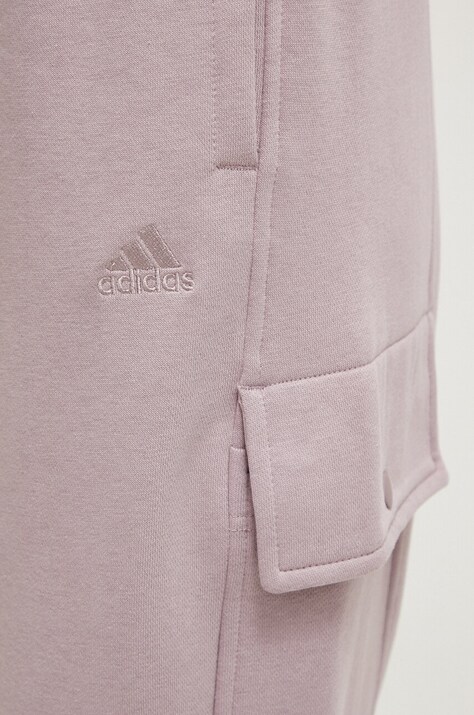 Спортивні штани adidas — SS24-SPD09H, фіолетовий — фото 4