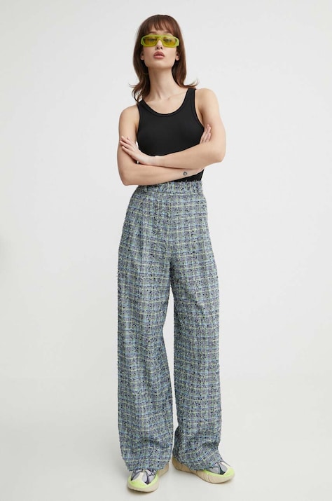 Stine Goya pantaloni donna colore verde