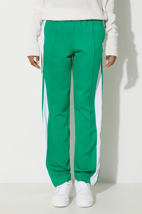 Спортен панталон adidas Originals Adibreak Pant в зелено с десен IP0616
