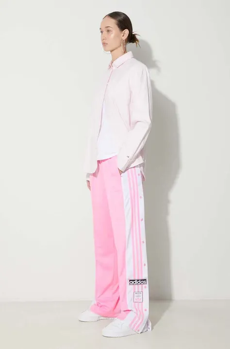Спортен панталон adidas Originals Adibreak Pant в розово с апликация IP0618