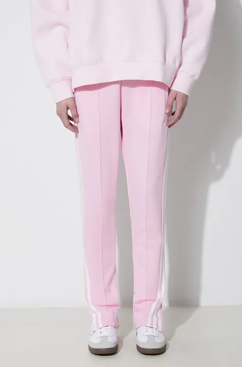 adidas Originals spodnie dresowe Adicolor Classic SST kolor różowy z aplikacją IR8076