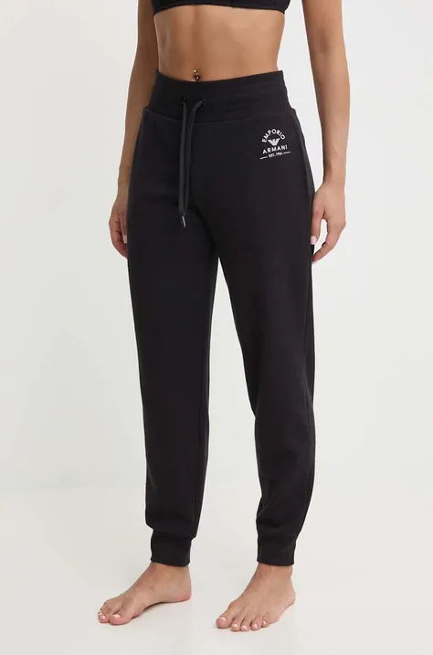 Emporio Armani Underwear spodnie lounge kolor czarny melanżowe 164842 4R276