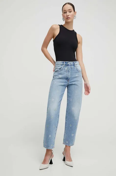 MSGM jeansy damskie high waist