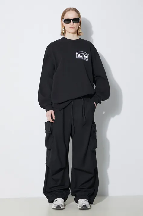 Y-3 wool blend trousers Refined Woven Cargo black color IN4373