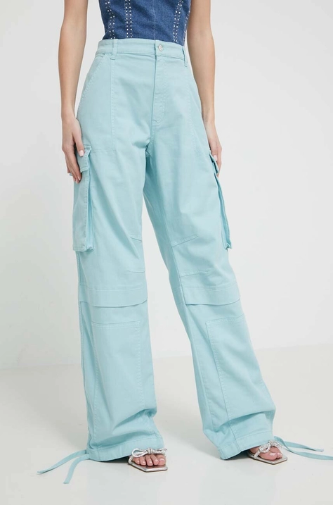 Rifle Moschino Jeans dámske, vysoký pás